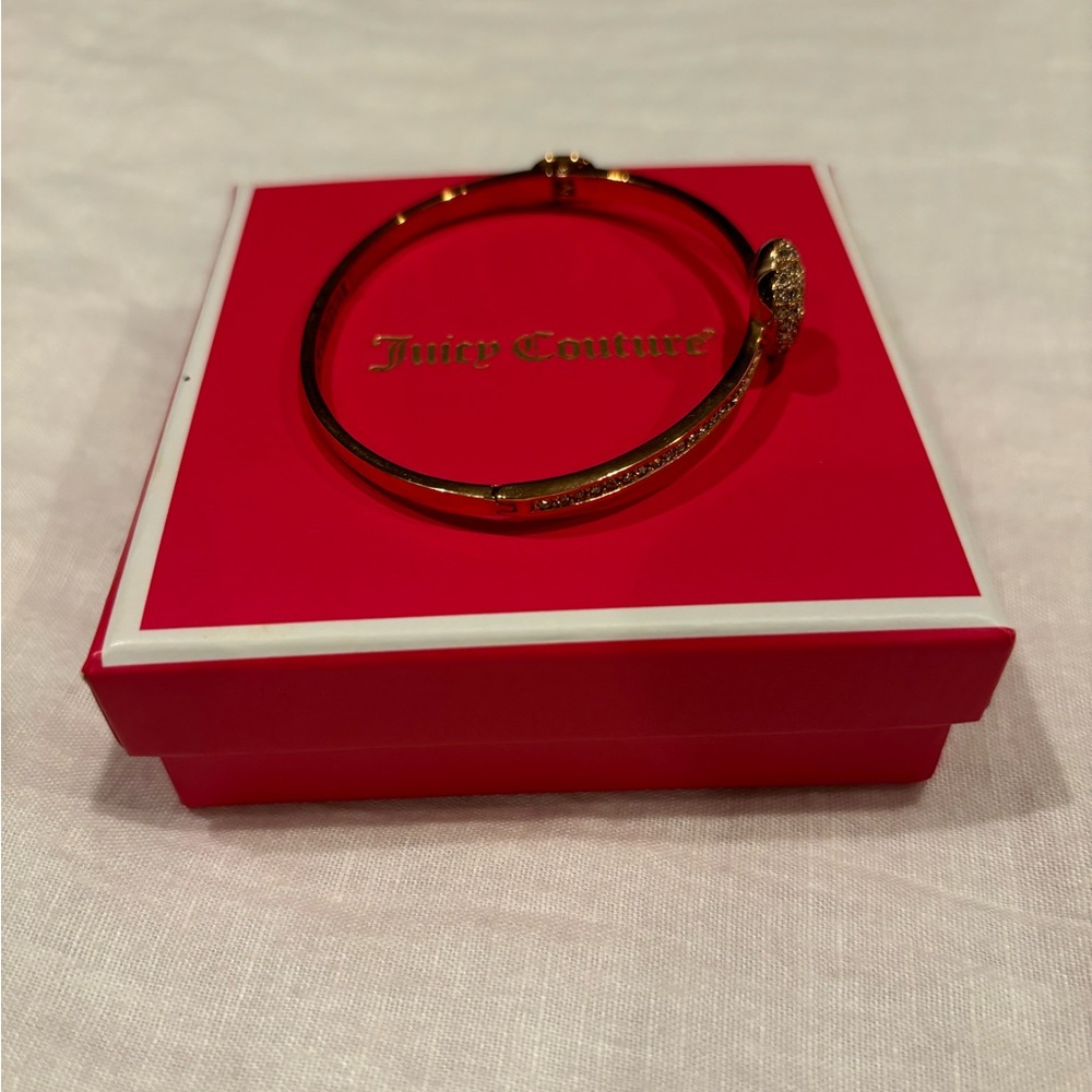 Juicy Couture Rose tone bracelet, worn once